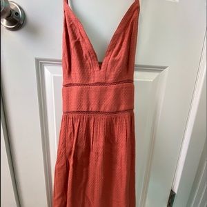 Burnt Orange Roxy Dress